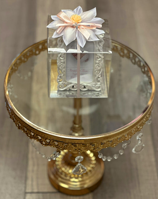 2x3 White Frame with Cross