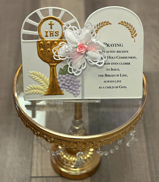 First Communion Wall Plaque