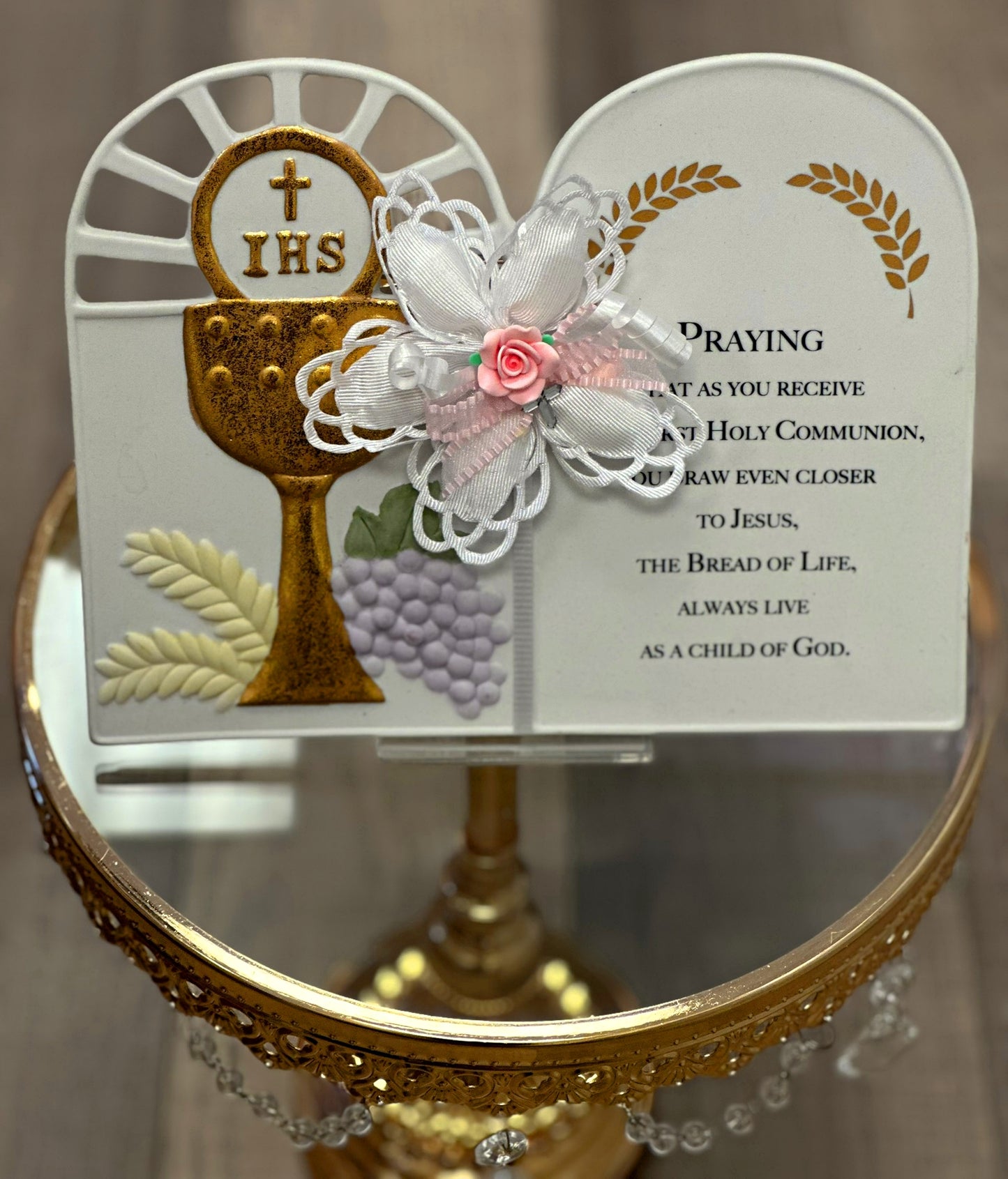 First Communion Wall Plaque