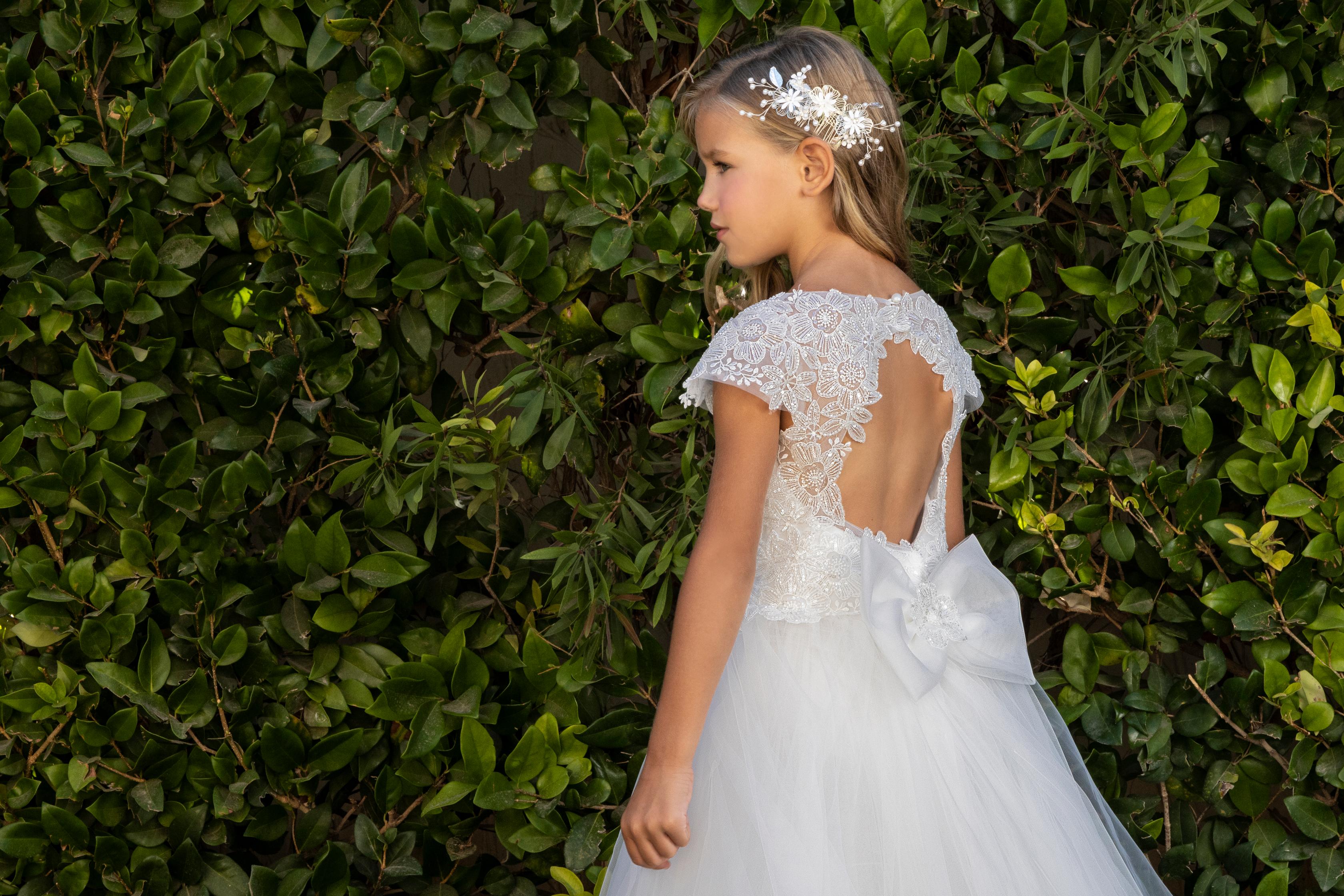 sachin and babi light blue dress Planning For Your Girl's First Communion? - Papilio Boutique