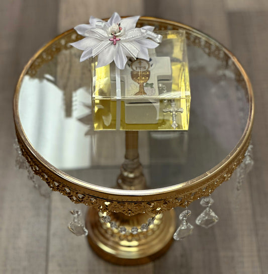 First Communion Box with Rosary