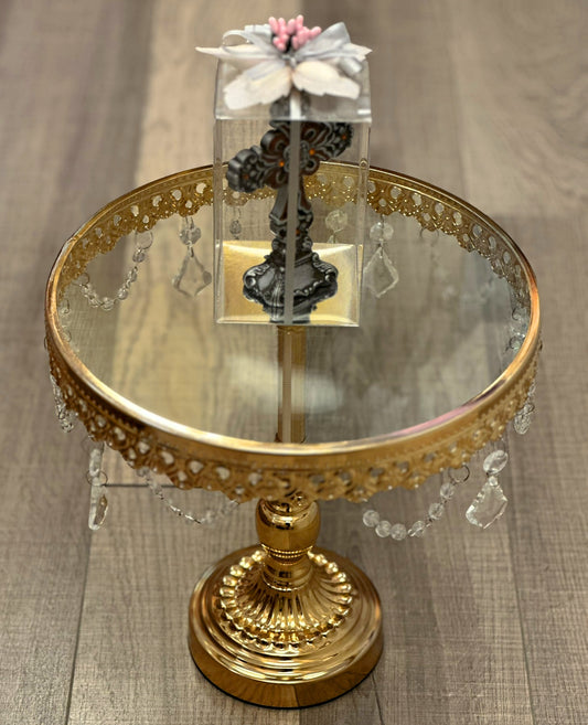 Standing Silver/Amber Cross