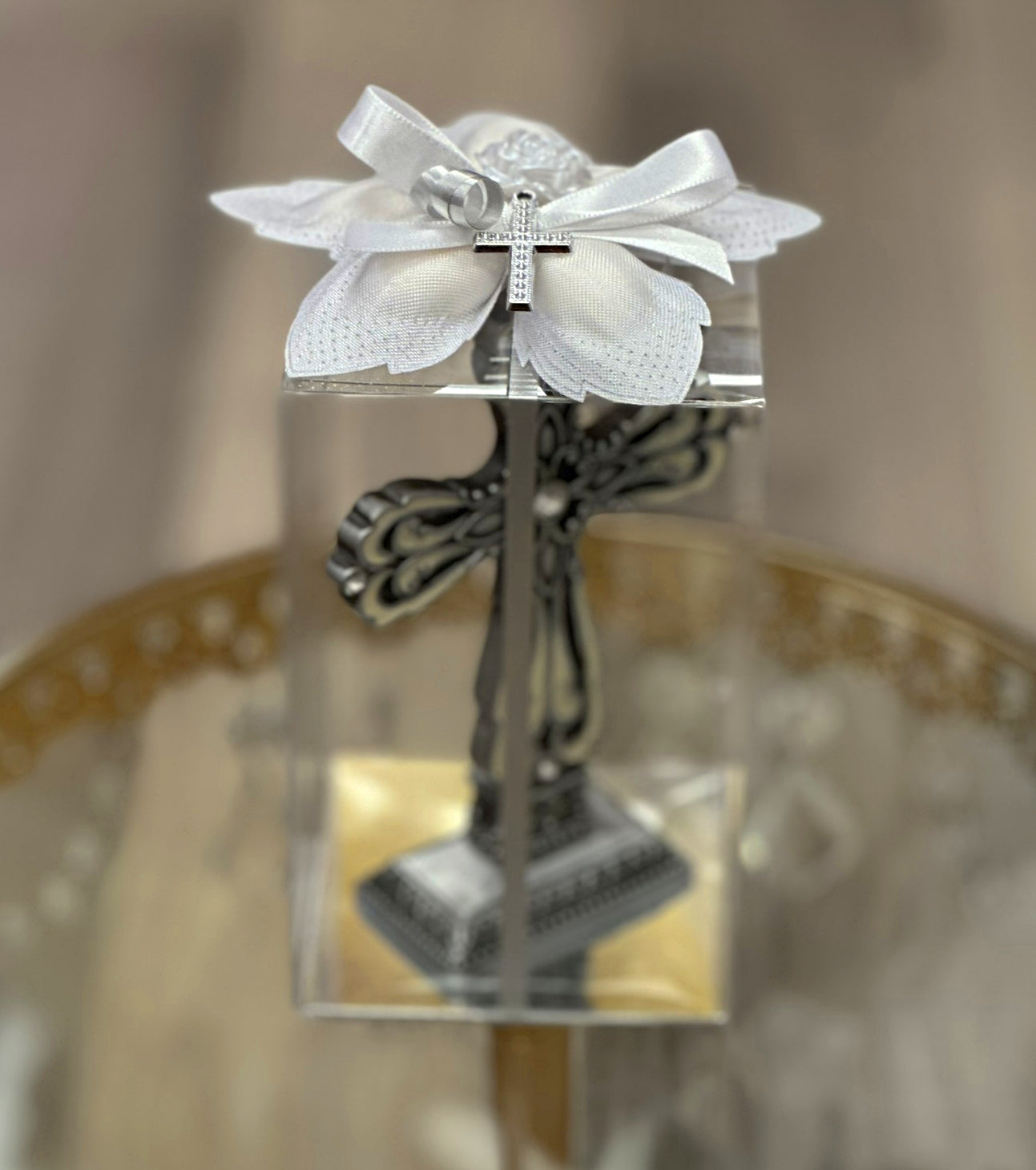 Standing Silver Cross