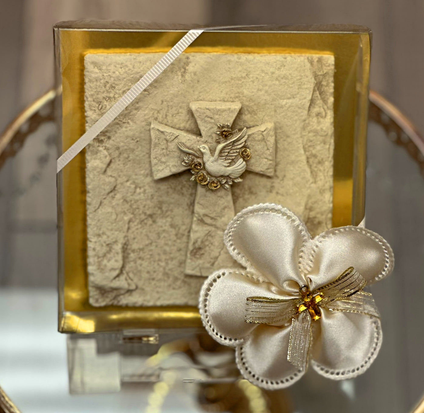 Holy Spirit Stone Wall Plaque