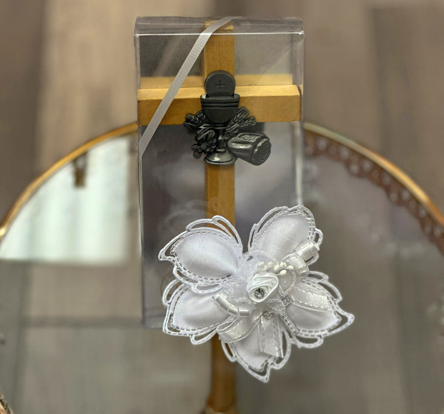 First Communion Cross with Chalice