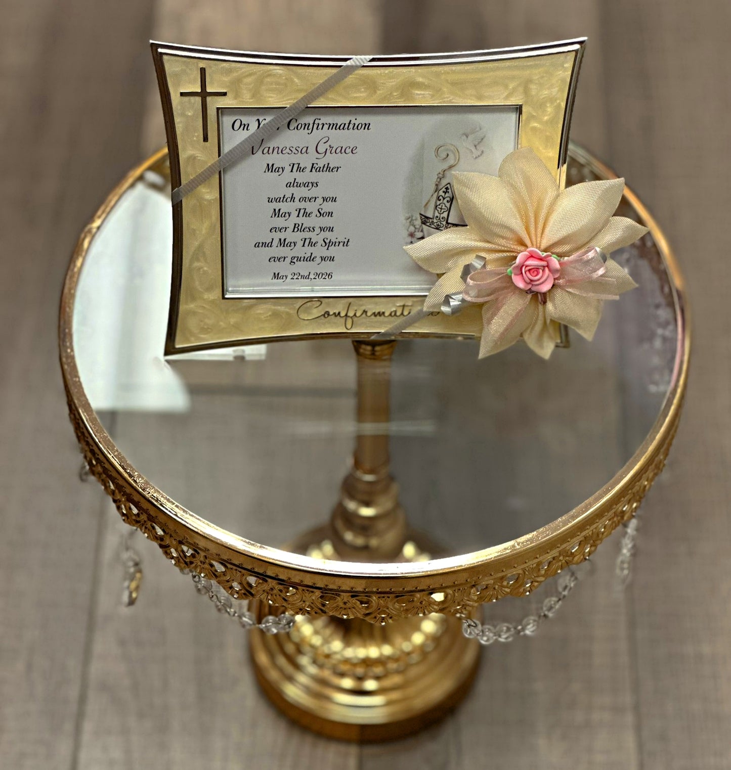 Ivory Enamel Confirmation Frame