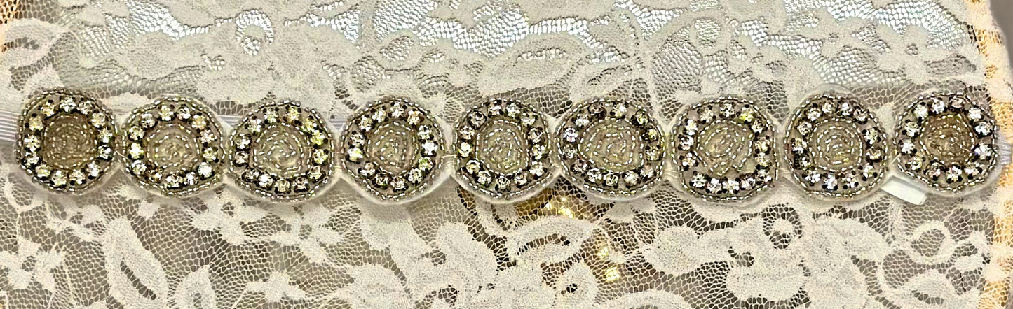 Headband with Rhinestone Applique
