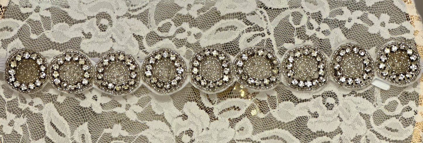 Headband with Rhinestone Applique