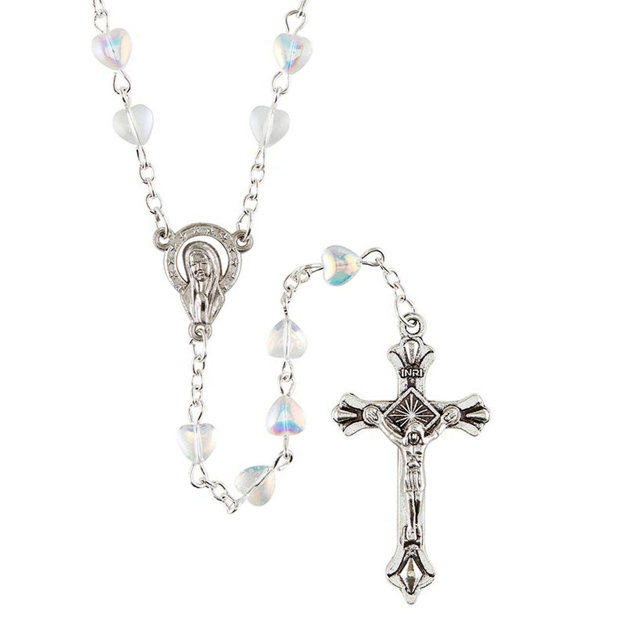 Crystal Heart Rosary