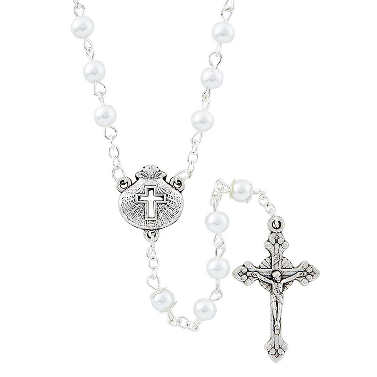 Baptism Rosary w/case