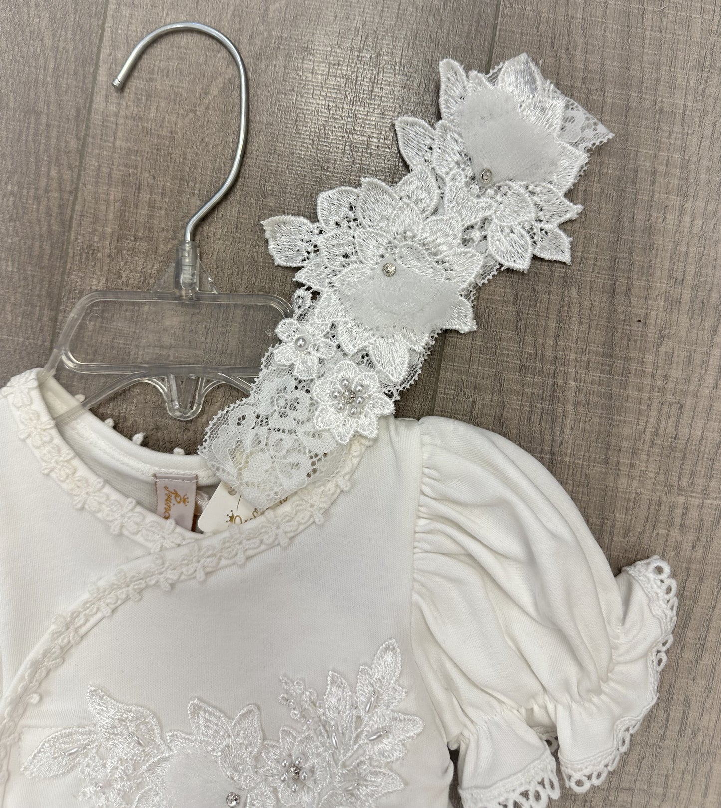 Infant Top and Pant Set, w/Headband