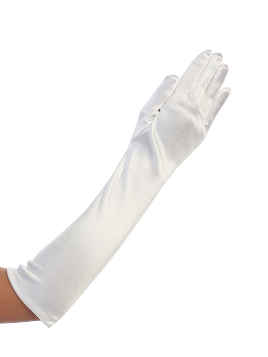 Long Satin Gloves