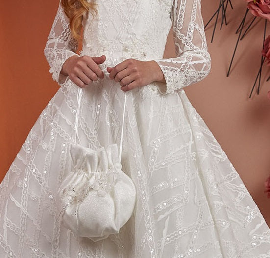 Hand Beaded Communion Pouch/Purse