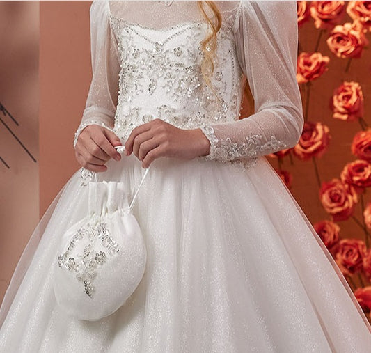 Hand Beaded Communion Pouch