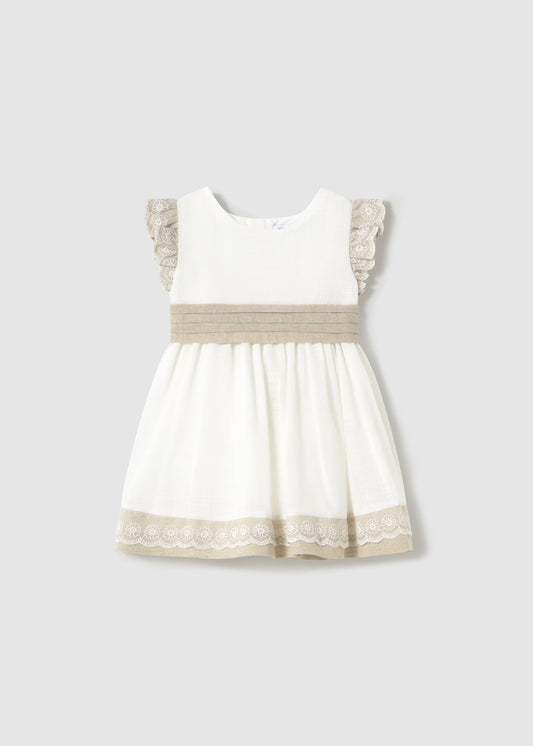 Mayoral Linen Baby Dress