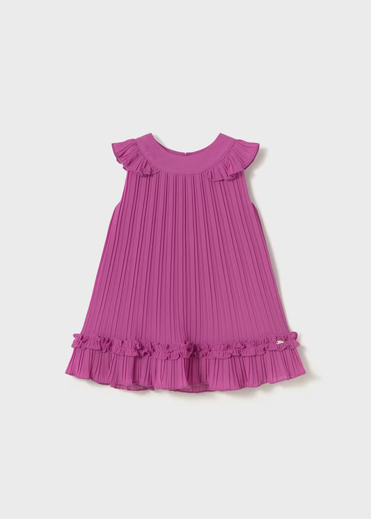 Mayoral Pleated Chiffon Dress