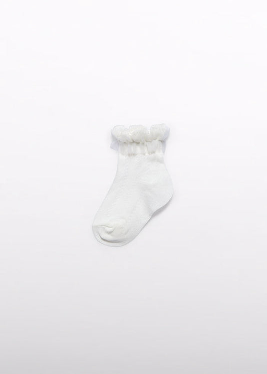 Abel & Lula Baby ruffle tulle socks