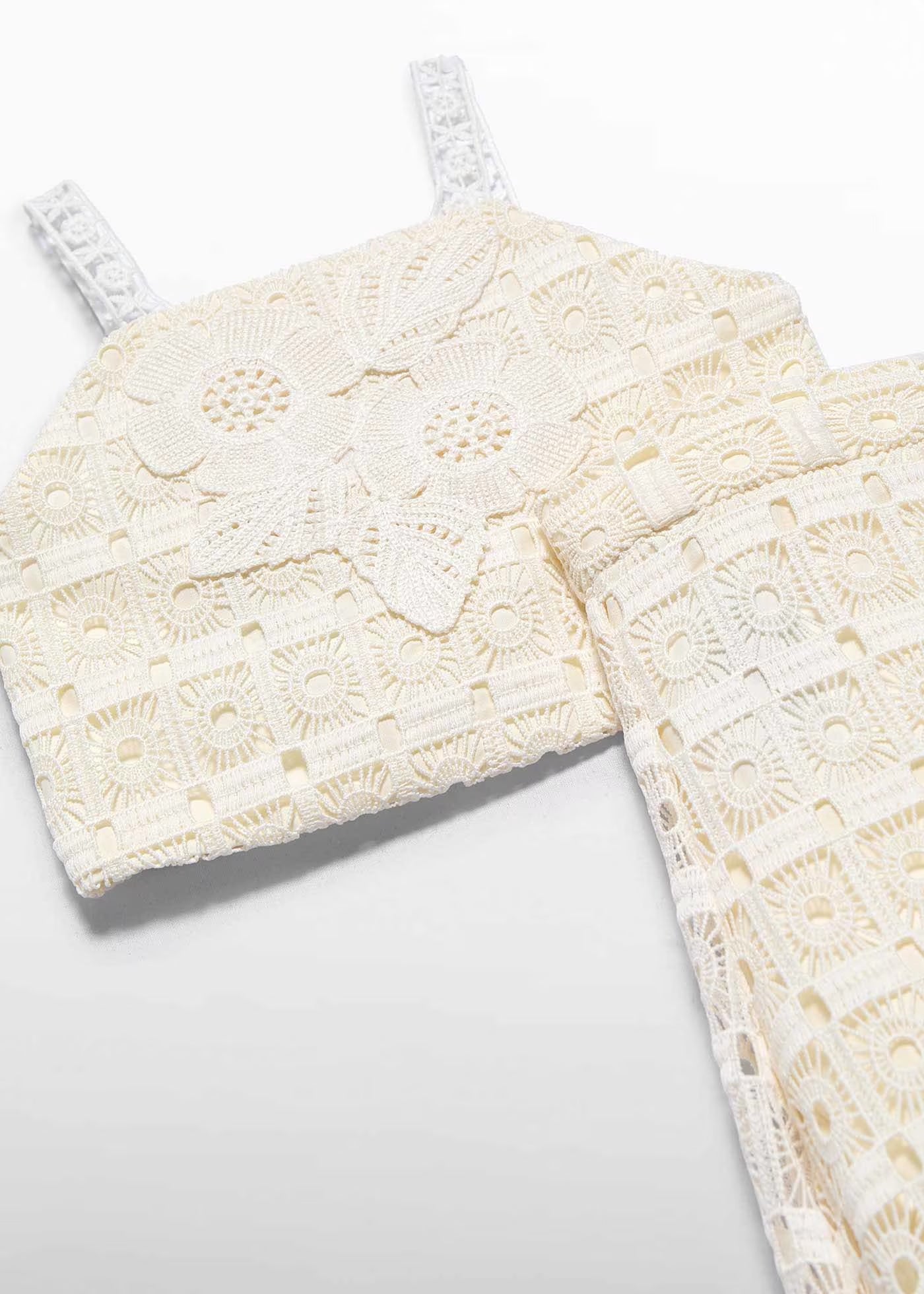 Abel & Lula Girl Crochet Pants Set