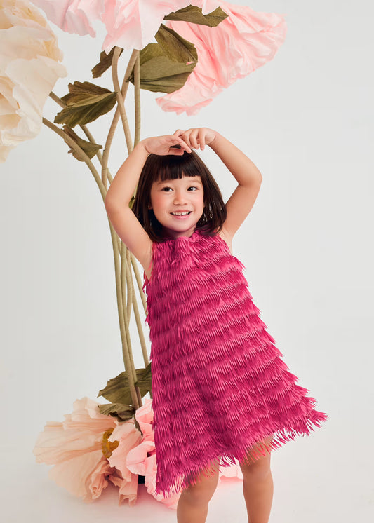 Abel & Lula Girl Fringe Dress