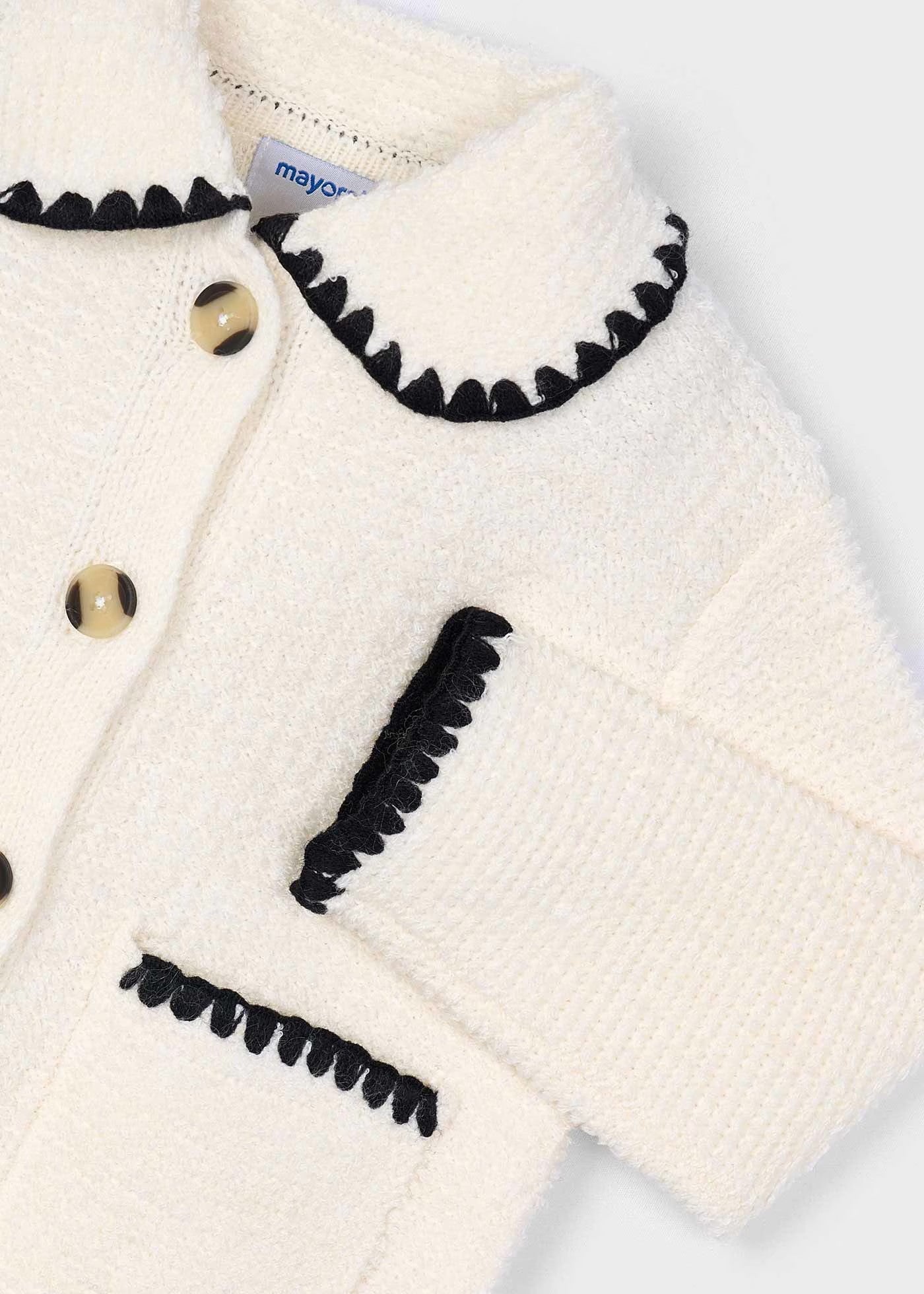 Mayoral Sweater & Belted Leatherette Pant Set