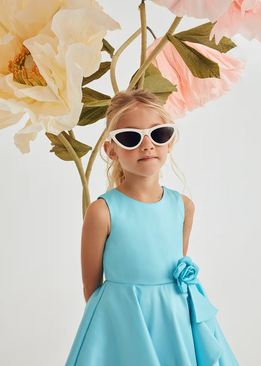 Abel & Lula Girl Mikado Ruffle Dress