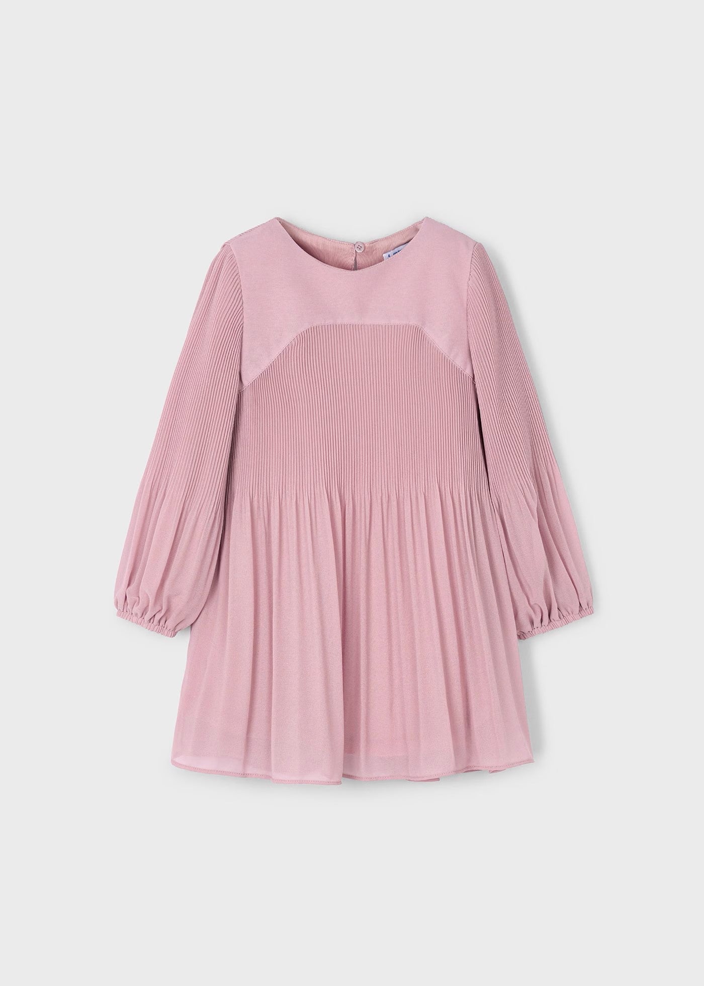 Mayoral Girl Pleated Chiffon Dress