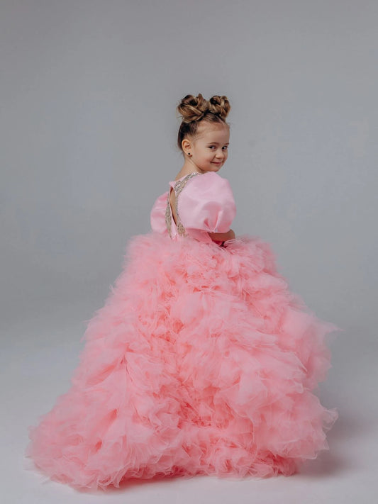 Magnific Hi Low Dress Pink