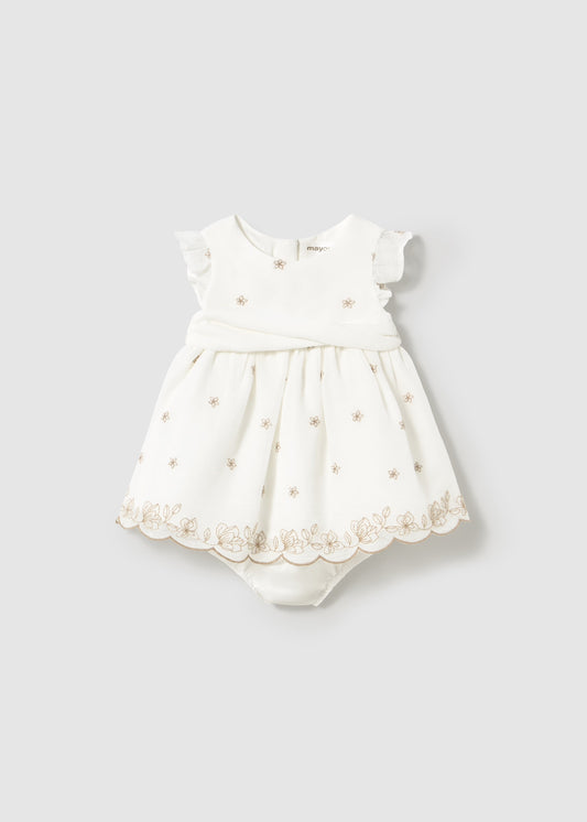 Mayoral Newborn Dress with Bloomers Special Occasions