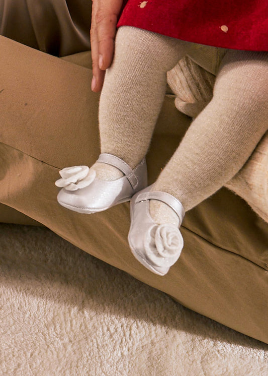 Mayoral Baby Girl Flower Mary Janes