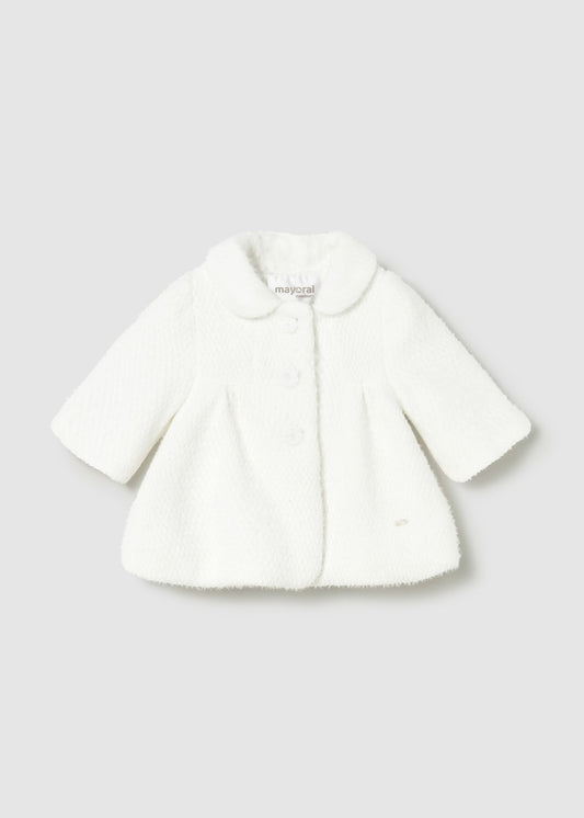 Mayoral Baby Girl Terry Cloth Coat