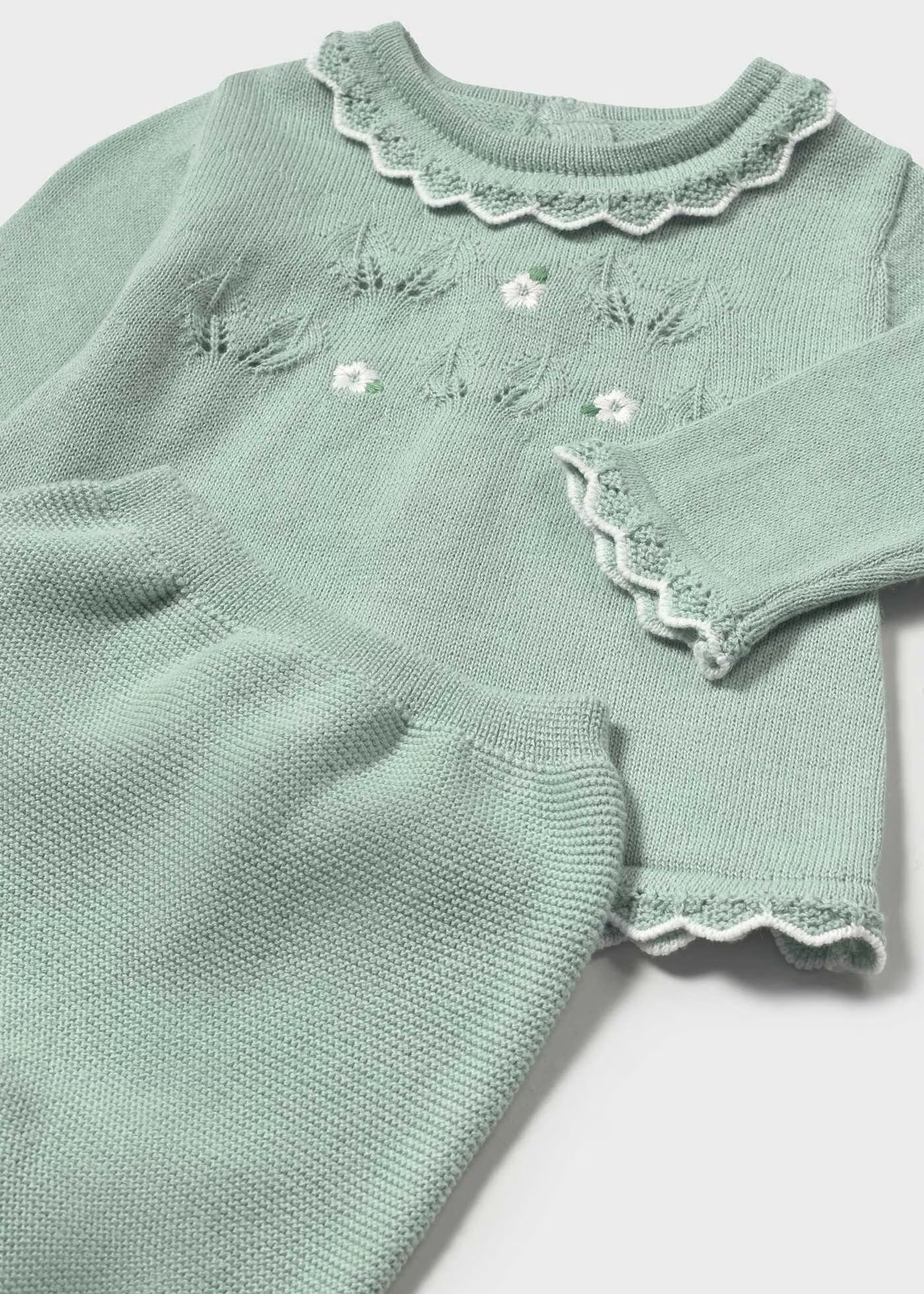 Mayoral Newborn Knit Pants and Sweater Set