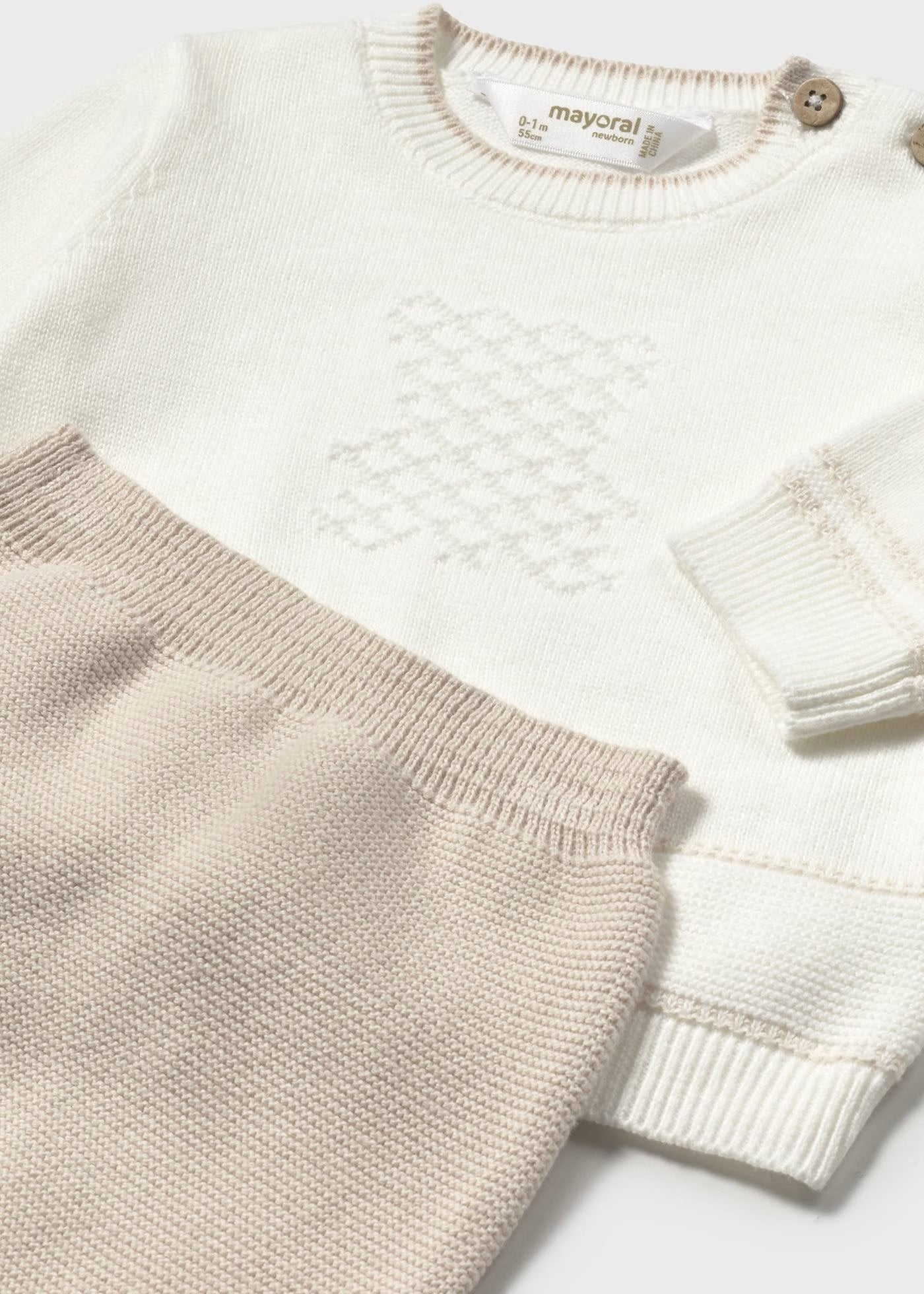 Mayoral Newborn Pants and Knit Sweater Set