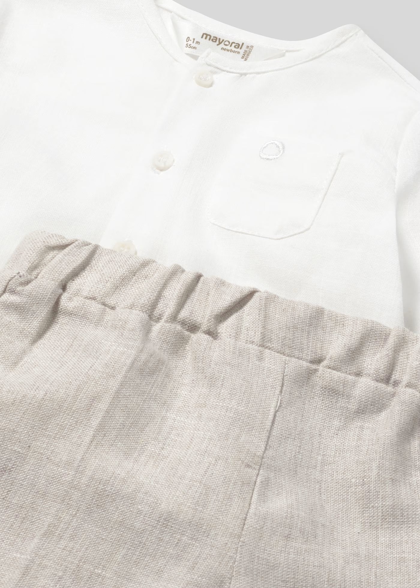 Mayoral Newborn Pants and Shirt Set