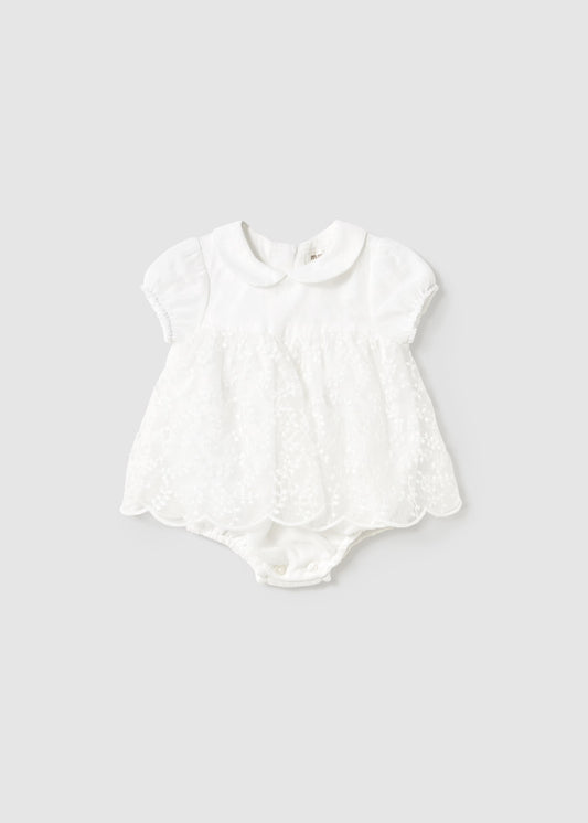 Mayoral Newborn Romper Special Occasions