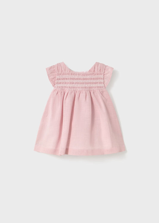 Mayoral Newborn Smocked Dress