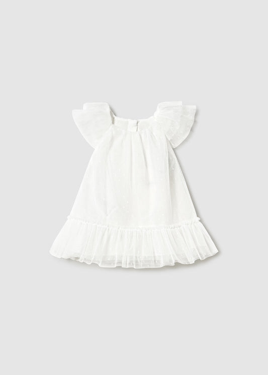 Mayoral Newborn Tulle Dress