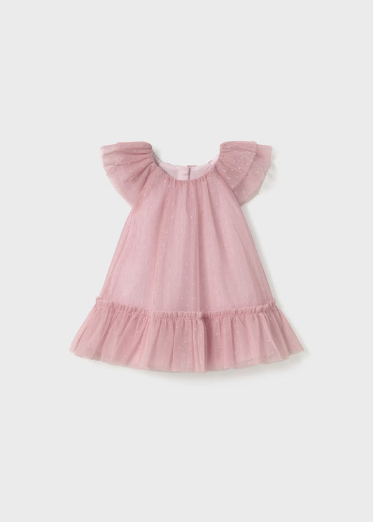 Mayoral Newborn Tulle Dress