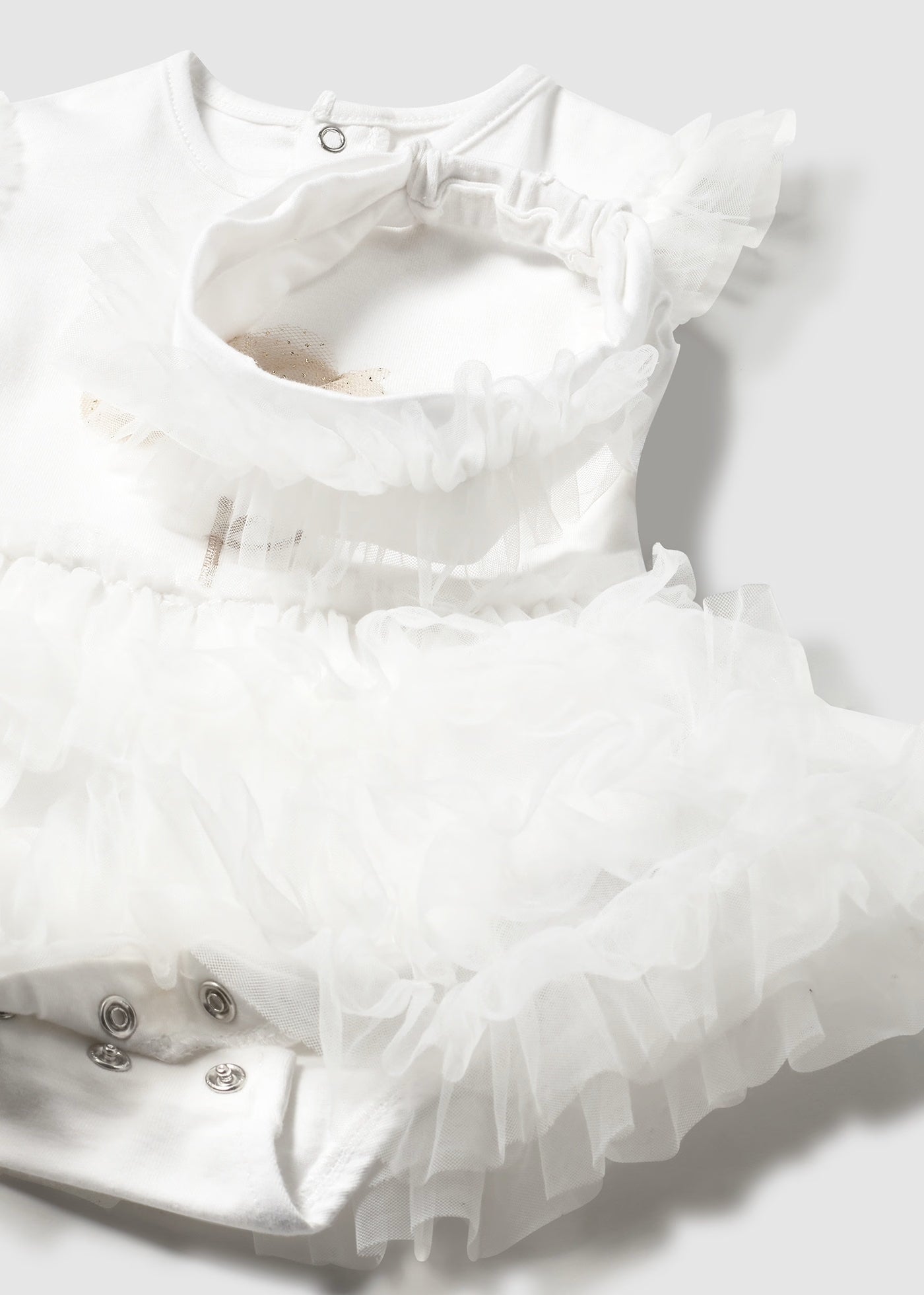 Mayoral Newborn Tutu Bodysuit with Headband