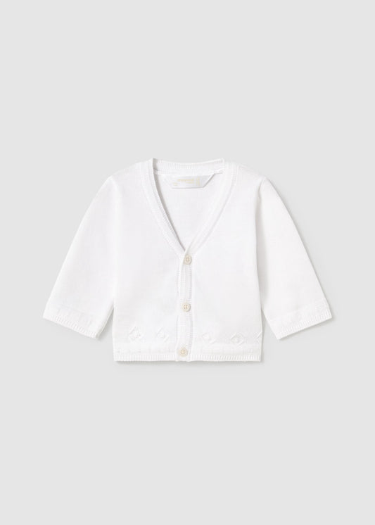 Mayoral Newborn V-Neck Cardigan
