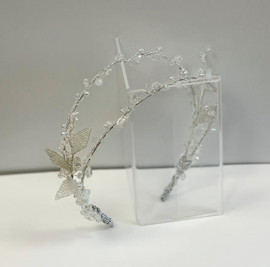 AB Rhinestone Headband w/Crystals