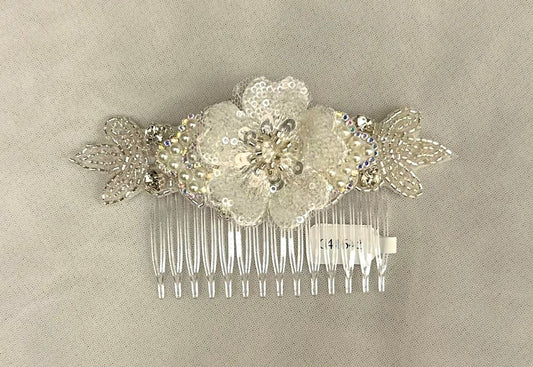 Sequin Floral Hair Clip