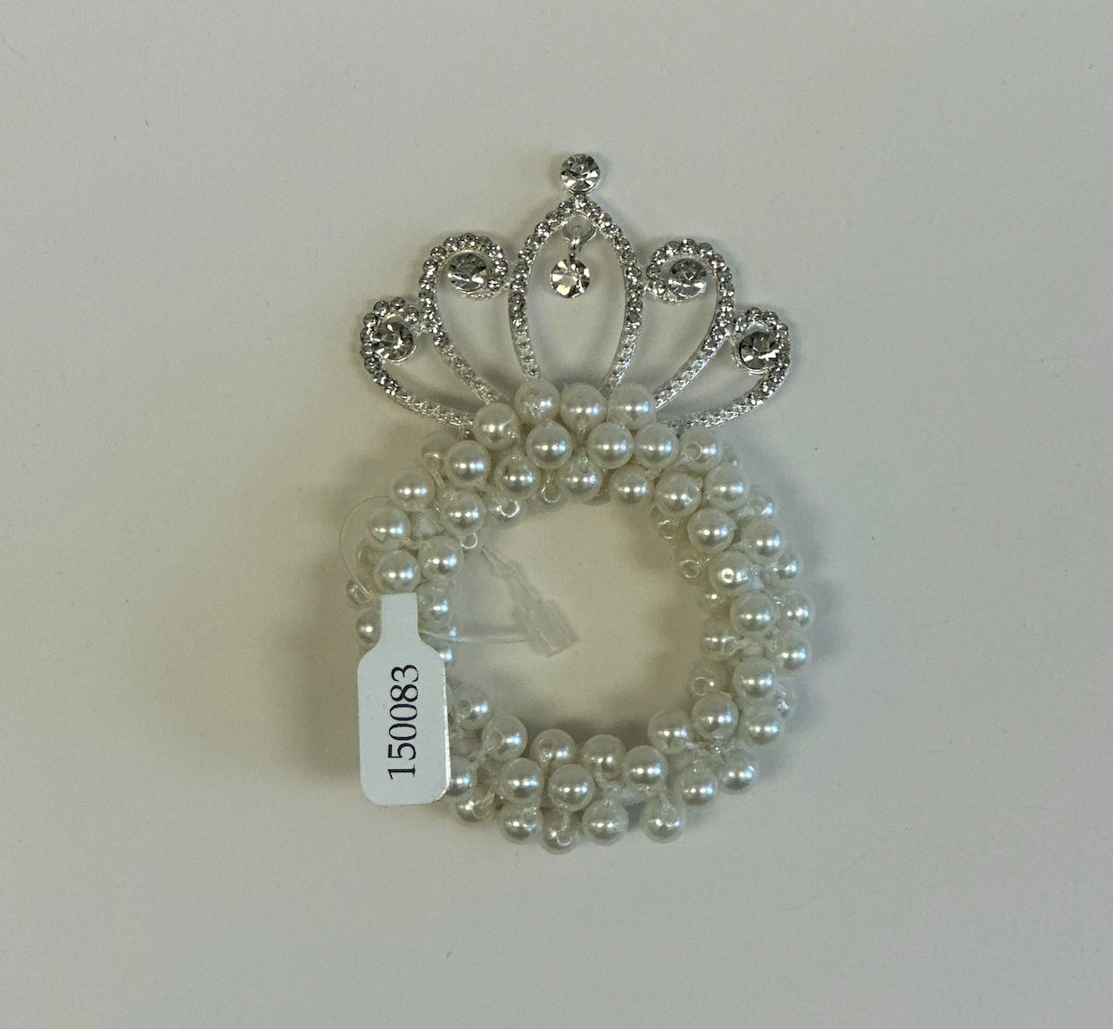 Pearl Crown Bun Decoration