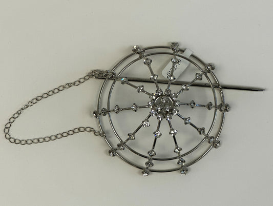 Wire Bun Cage with Rhinestones