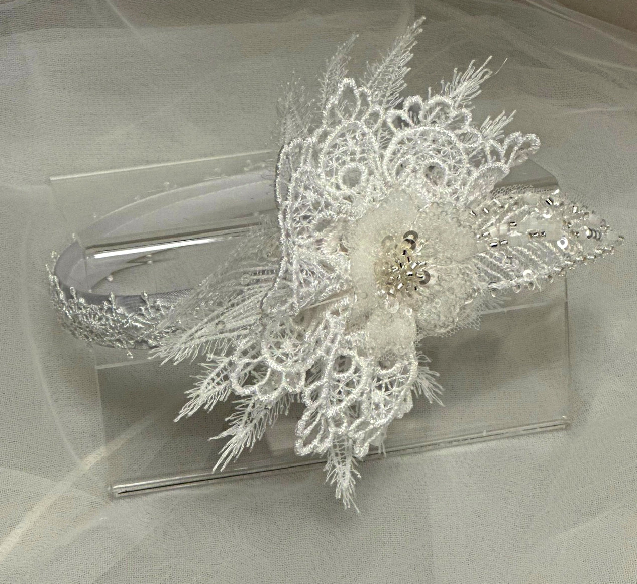 Satin Headband w/Applique