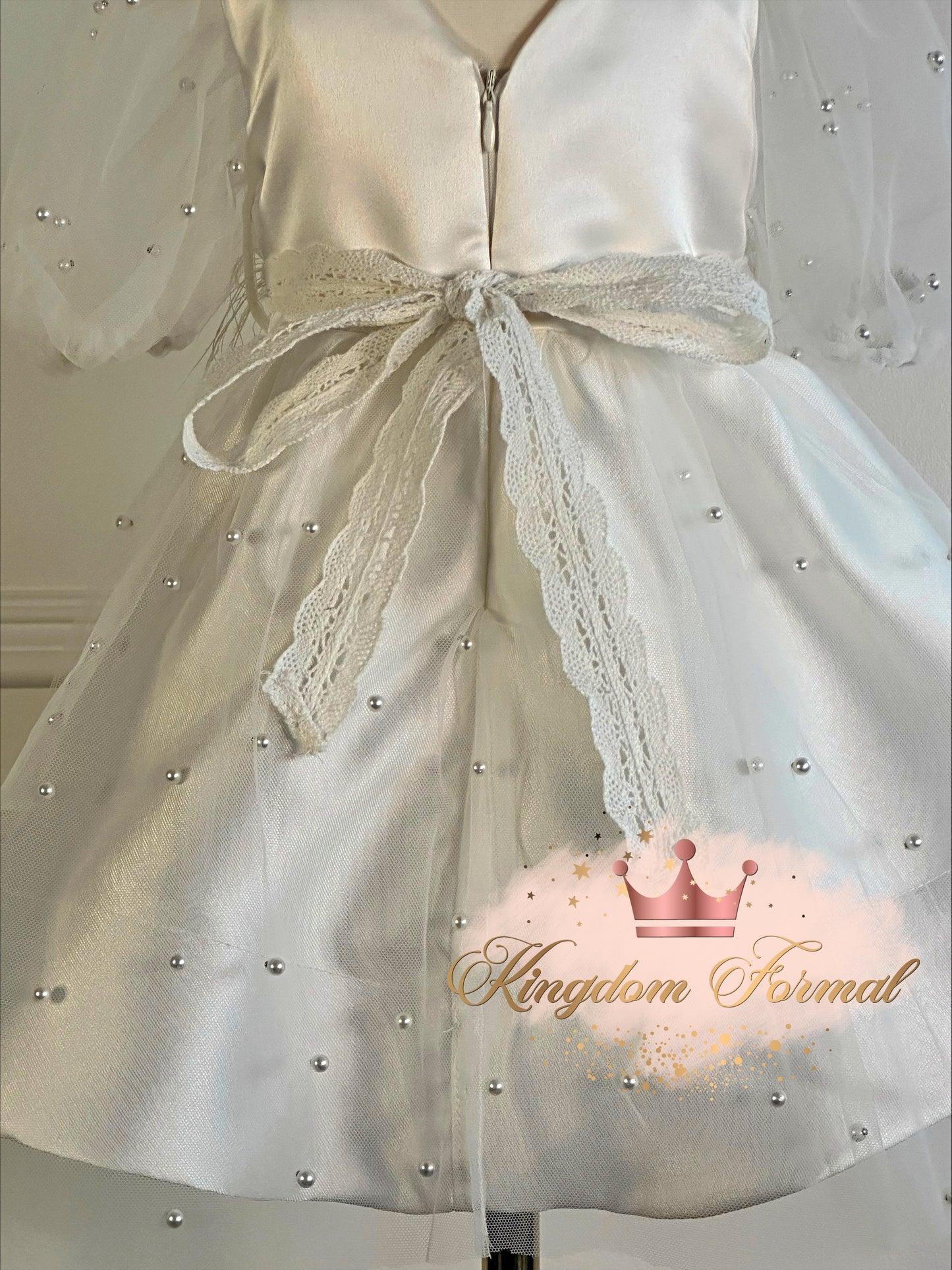 Infant Dress w/Pearls