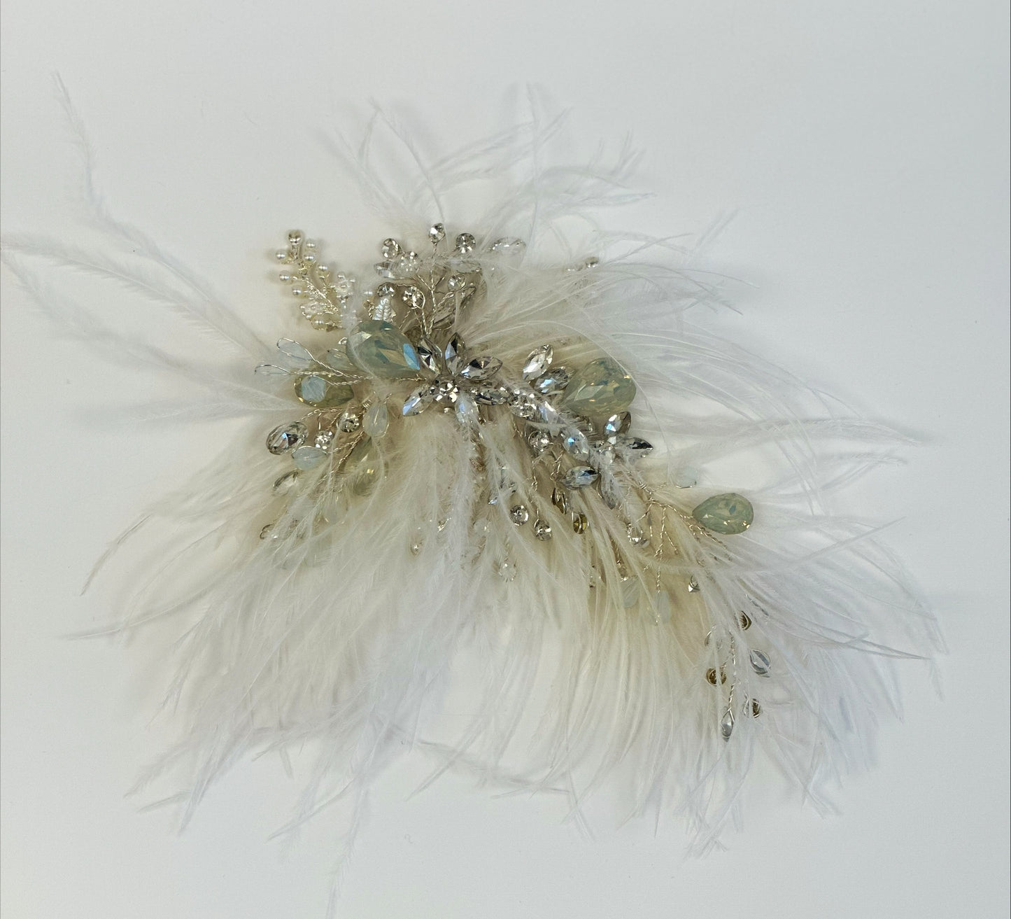 Rhinestone Feather Headpiece