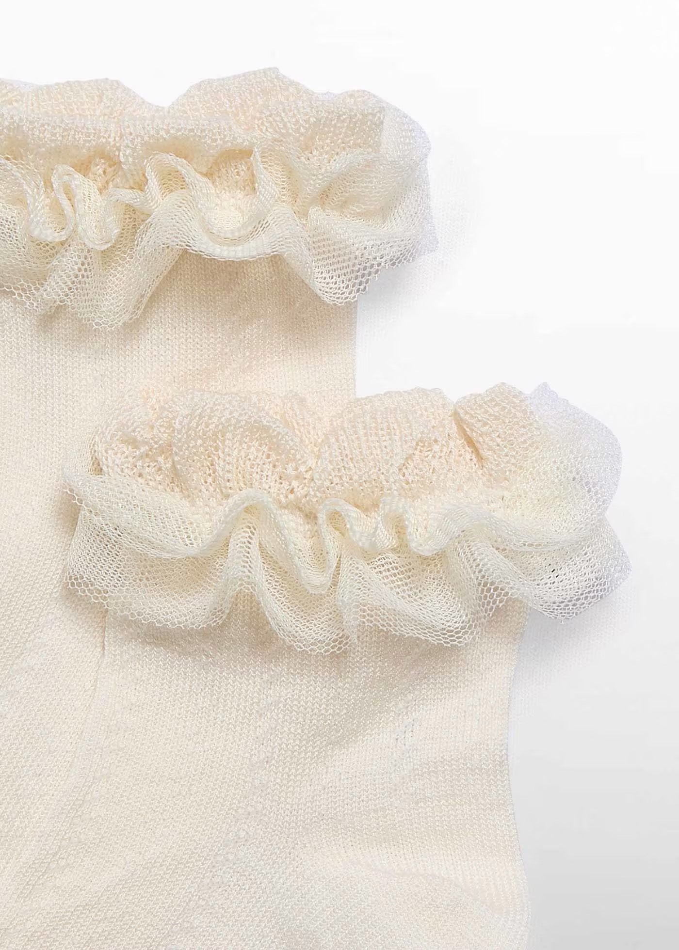 Abel & Lula Tulle ruffle socks for girls