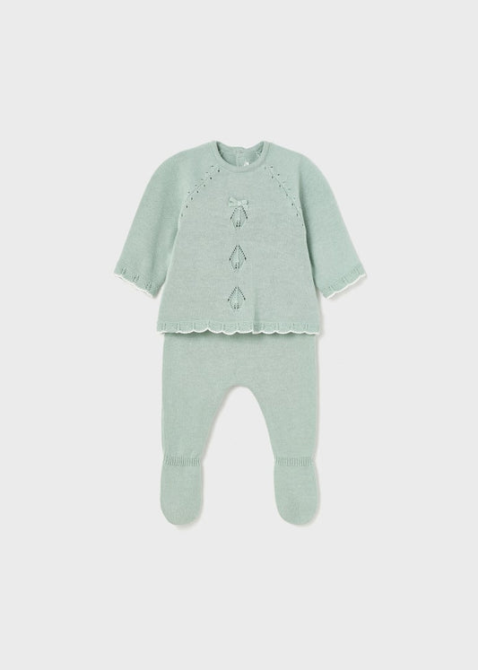 Mayoral 2 piece sustainable cotton knit set