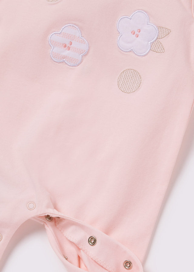 Mayoral Footie with Flowers