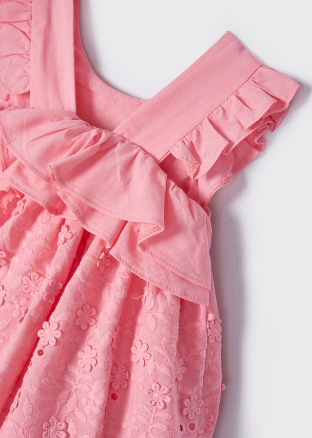 Mayoral Embroidered Applique Dress